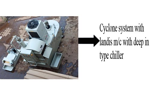 Cyclone system with landis m/c with deep in type chiller