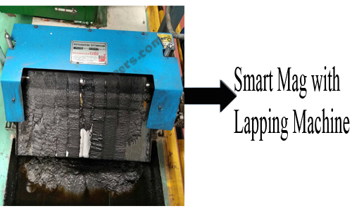 Smart mag with lapping machine